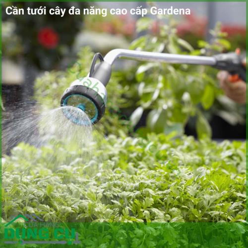 Cần tưới cây đa năng cao cấp Gardena nhập khẩu chính hãng từ Đức. Được sản xuất trên dây chuyền hiện đại, kiểm soát nghiêm ngặt về chất lượng cũng như thiết kế kiểu dáng