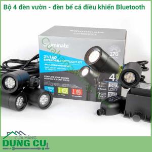 Bộ 4 kít đèn vườn - đèn bể cá Elluminate Bluetooth