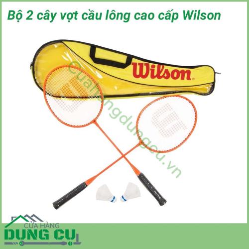 Vợt cầu lông cao cấp Wilson sử dụng công nghệ khung vợt có độ căng thẳng hơn tạo ra một cấu trúc ống đôi tại các điểm chính trên vành đai tăng thêm độ bền và tính toàn vẹn cho phép dây căng thẳng hơn cho lỗ chấm lớn hơn và hiệu suất cao hơn
