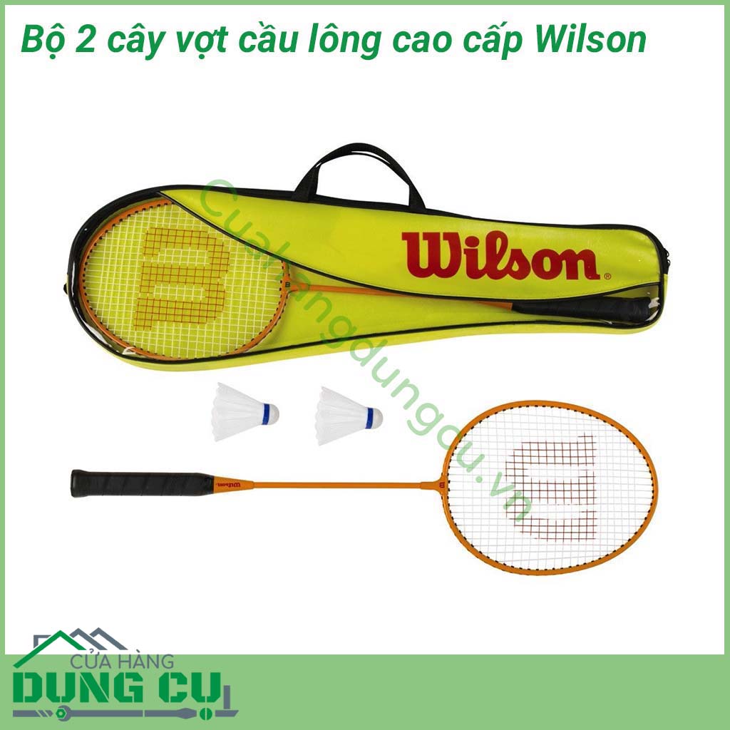 Vợt cầu lông cao cấp Wilson sử dụng công nghệ khung vợt có độ căng thẳng hơn tạo ra một cấu trúc ống đôi tại các điểm chính trên vành đai tăng thêm độ bền và tính toàn vẹn cho phép dây căng thẳng hơn cho lỗ chấm lớn hơn và hiệu suất cao hơn