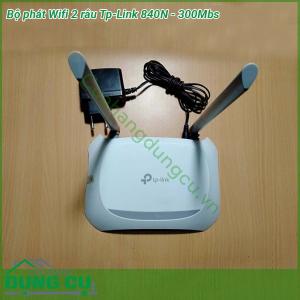 Bộ phát Wifi 2 râu Tp-Link 840N - 300Mbs