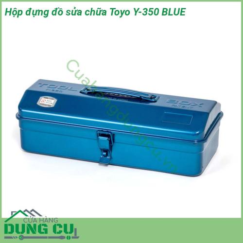 Hộp đựng đồ sửa chữa Toyo Y-350 BLUE được làm bằng sắt dầy bền bỉ chịu được va đập mạnh trong các môi trường làm việc nặng Bề mặt hộp cũng được sơn tĩnh điện màu xanh dương vô cùng bắt mắt với độ sáng bóng cũng như khả năng chống gỉ