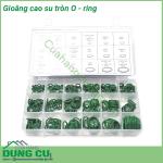 Hộp 270 gioăng cao su chịu dầu chịu nhiệt 18 cỡ
