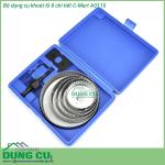 Bộ dụng cụ khoét lỗ 8 chi tiết C-Mart A0110