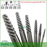 Bộ 6 mũi tháo bu lông ốc vít gãy SKC 1816 hàng Nhật Bản xịn