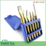 Bộ đục và đột sắt 6 chi tiết thép CR-V
