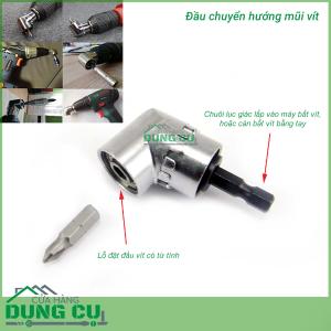 Đầu chuyển hướng mũi bắt vít 105° chuôi lục giác QST-105