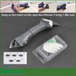 Dụng cụ làm sạch và vuốt keo silicone đa năng 3 trong 1 (đầu kim loại)