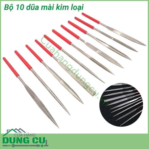 Bộ 10 dũa kim cương mini