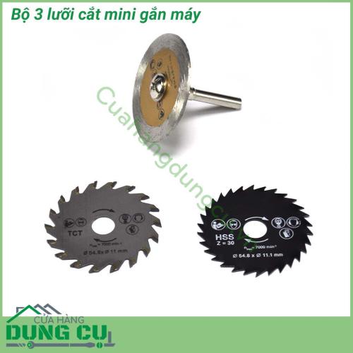 Bộ 3 lưỡi cắt mini đa năng