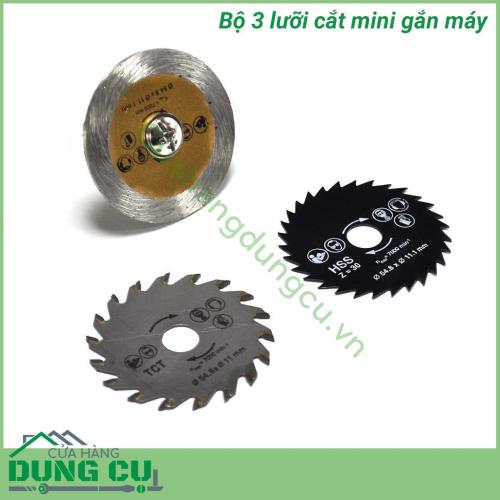 Bộ 3 lưỡi cắt mini đa năng