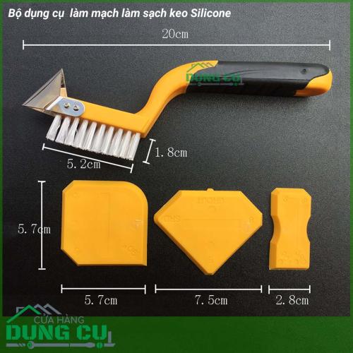 Bộ dụng cụ xử lý mạch silicone và làm sạch keo