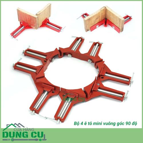 Bộ 4 ê tô mini vuông góc 90 độ