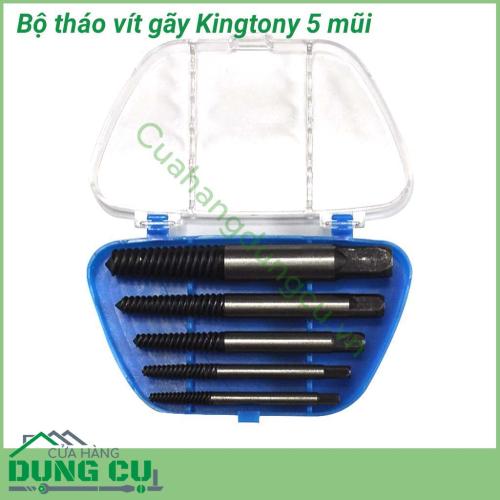 Bộ 5 mũi tháo bu lông ốc vít gãy KingTony 11205SQ