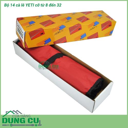 Bộ cờ lê vòng miệng 14 chi tiết YETI 8-32