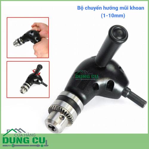 Bộ chuyển hướng mũi khoan mũi vít góc lắp máy khoan 1-10mm