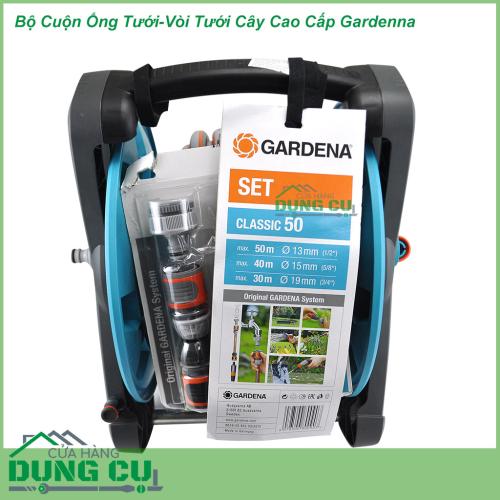 Bộ Cuộn Ống Tưới-Vòi Tưới Cây Cao Cấp Gardena