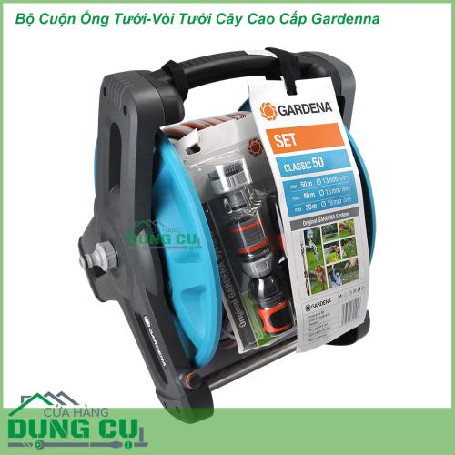 Bộ Cuộn Ống Tưới-Vòi Tưới Cây Cao Cấp Gardena