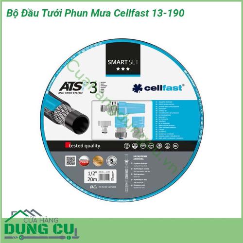 Trọn bộ tưới phun mưa Cellfast Smart Ats Variant 20m