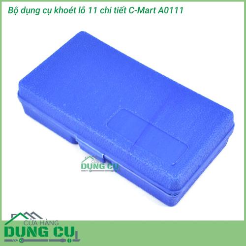 Bộ dụng cụ khoét lỗ 11 chi tiết C-Mart A0111