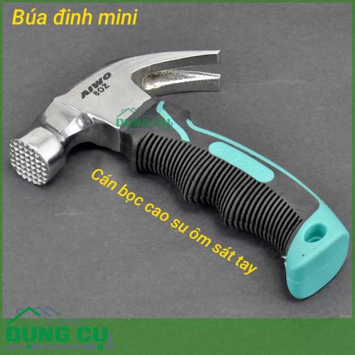 Búa đinh mini đầu nhám kiêm mồi đinh