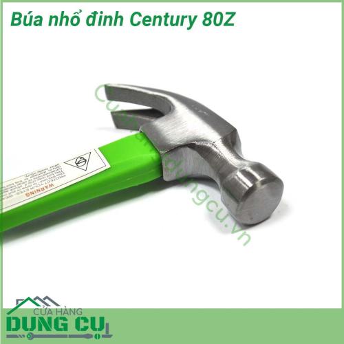 Búa nhổ đinh cán bọc cao su Century 8OZ