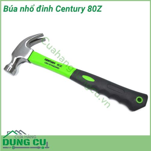 Búa nhổ đinh cán bọc cao su Century 8OZ