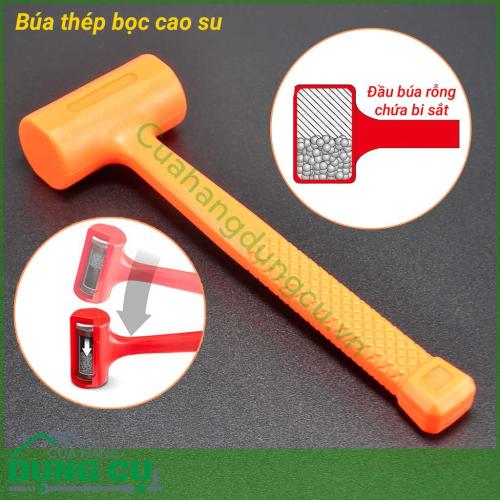 Búa cao su đập không nảy 750g