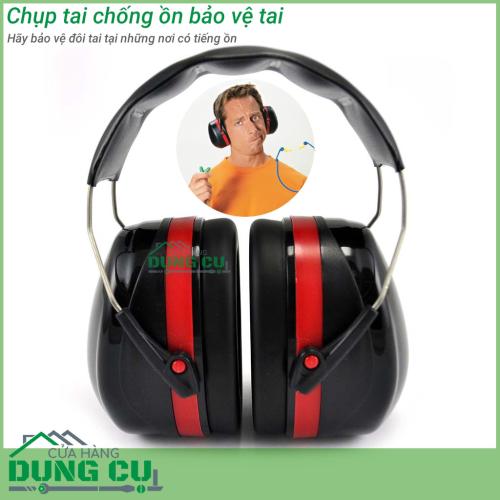 Chụp bịt tai chống ồn cỡ lớn tặng kính bảo hộ