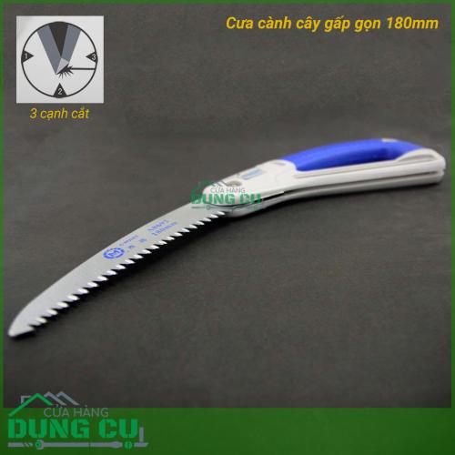 Cưa cành cây gấp gọn 180mm C-Mart Tools A0692 Đài Loan