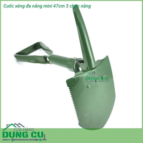 Cuốc xẻng đa năng mini 47cm 3 chức năng