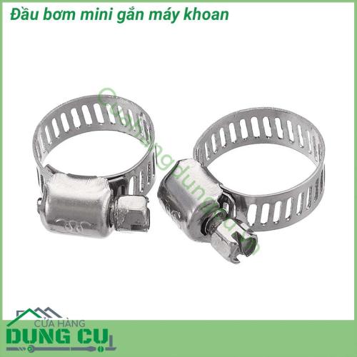 Đầu bơm mini gắn máy khoan