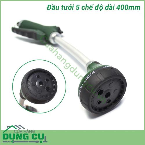 Đầu tưới cây cán dài 5 chế độ