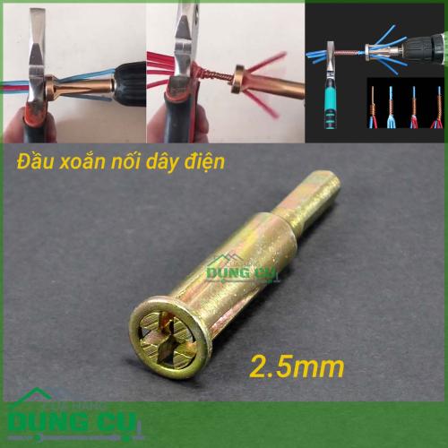 Đầu xoắn nối dây điện 5 lỗ 2.5mm