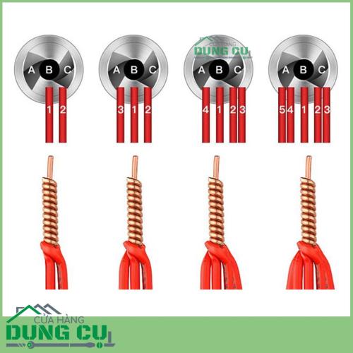 Đầu xoắn nối dây điện 2.5mm dành cho máy khoan