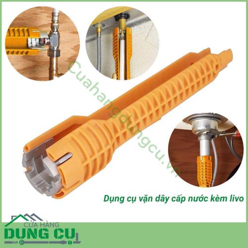 Dụng cụ vặn dây cấp nước chuyên dụng kèm livo