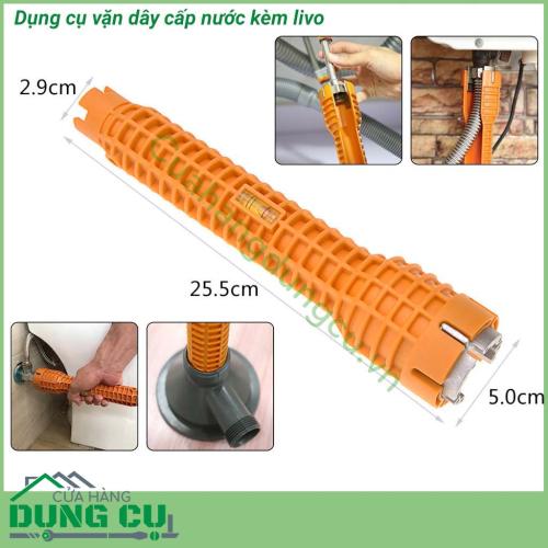 Dụng cụ vặn dây cấp nước chuyên dụng kèm livo