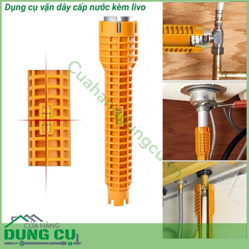 Dụng cụ vặn dây cấp nước chuyên dụng kèm livo