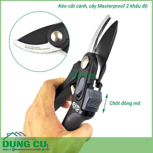 Kéo cắt cành, cây Masterproof 2 khẩu độ thép SK85