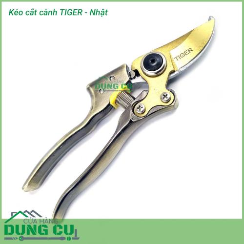 Kéo cắt cành cây TIGER - Nhật tặng kính bảo hộ lao động