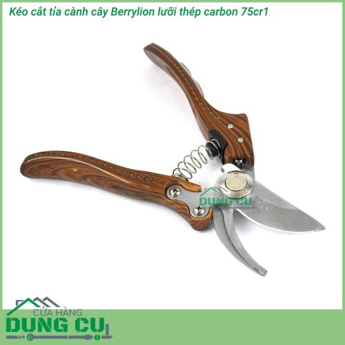 Kéo cắt tỉa cành cây Berrylion thép SK5