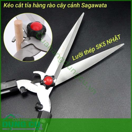 Kéo cắt tỉa hàng rào 2 chức năng lưỡi thép SK5 NHẬT