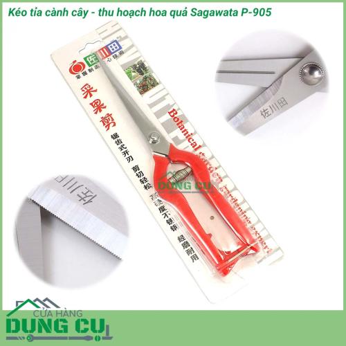 Kéo cắt tỉa cành cây thu hoạch hoa quả Sagawata P-905