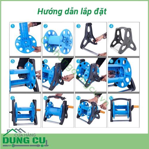 Bộ cuộn ống tưới, dây tưới MZ9812