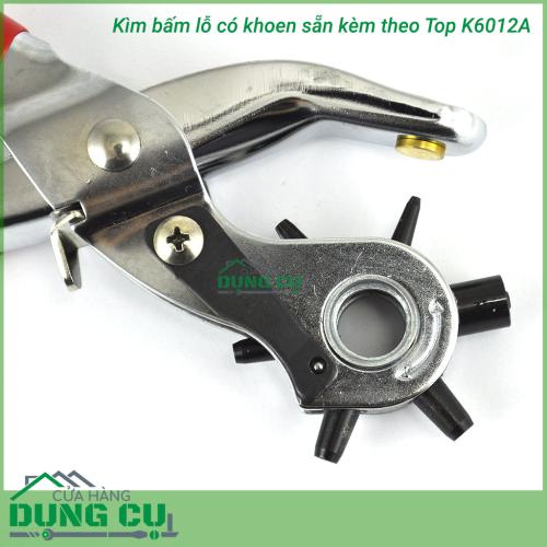 Kìm bấm khoen TOP K6012A kèm khoen