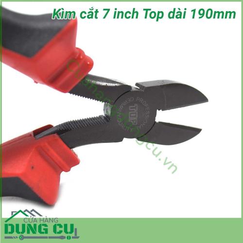 Kìm cắt 7inch cán đỏ đen TOP-DIA-7 (190mm)