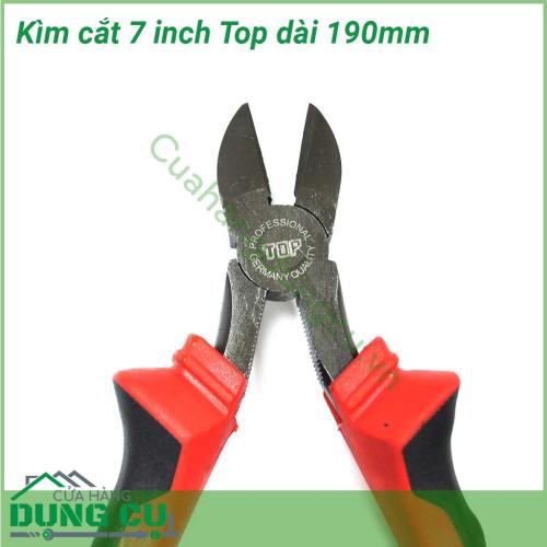 Kìm cắt 7inch cán đỏ đen TOP-DIA-7 (190mm)