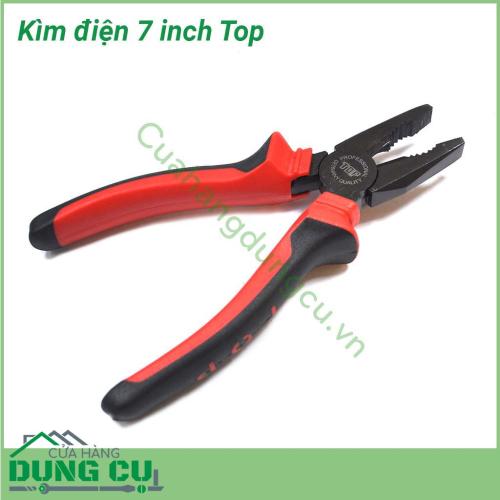 Kìm điện 7inch cán đỏ đen TOP (180mm)