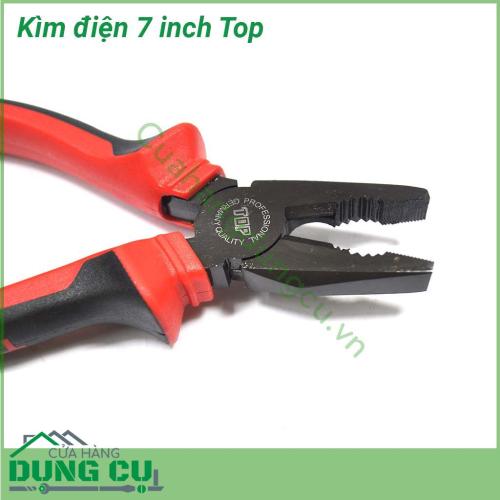 Kìm điện 7inch cán đỏ đen TOP (180mm)