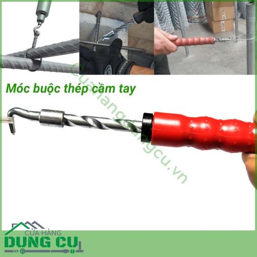 Móc buộc thép - xoắn thép ngắn